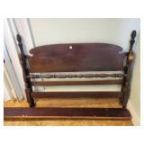 MAHOGANY ACORN TOP FULL SIZE BED FRAME MAHOGANY ACORN TOP FULL SIZE BED FRAME