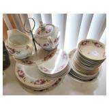 KYOTO CHINA - MADE IN JAPAN - 44 PC. - PATTERN "R KYOTO CHINA - MADE IN JAPAN - 44 PC. - PATTERN "R