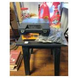 WOODEN STOOL, RESOLVE CLEANER, OSTER HAIR TRIM, WOODEN STOOL, RESOLVE CLEANER, OSTER HAIR TRIM,