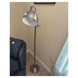 SILVER FLOOR LAMP