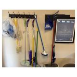 MOPS, TOTES & SMALL STORAGE CABINET