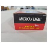 50 ROUNDS OF AMERICAN EAGLE 45 COLT