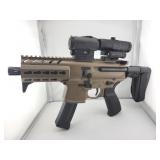 SIG SAUER MPX 9 MM SEMI AUTOMATIC PISTOL