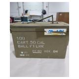100 ROUNDS BELTED 50 CAL. AMMUNITION