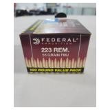 100 ROUNDS FEDERAL 223 REM