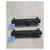 2 - AR 15 STRIPPED UPPERS