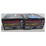 40 ROUNDS WINCHESTER DEFENDER .380 AUTO AMMO -
