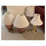 [4] ASSORTED TABLE LAMPS