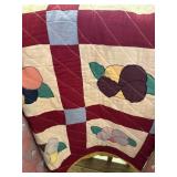 MACHINE Made Fruit Quilt