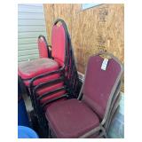 [20] Assorted Stackable Chairs