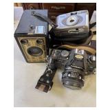 [3] CAMERAS, NIKON N2020, BROWNIE JR 616, VIVITAR