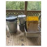 TRASH CANS AND TOTE