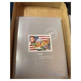 Box of Assorted Stamps And Books