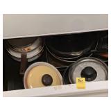 ASSORTED POTS AND PANS