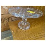 Cut Glass Cake Stand No Lid