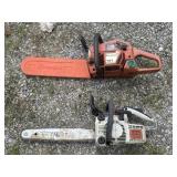 2 GAS CHAIN SAWS [UNTESTED]