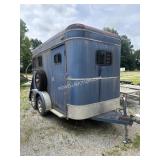 1993 SUNDOWNER 2 HORSE BUMPER PULL TRAILER