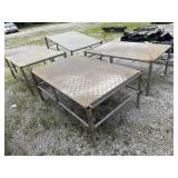 [4pc] METAL RAMP TABLES