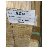 [480lft] Pine 3 1/4"x16
