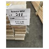 [288lft]  MDF 3 1/2" x16