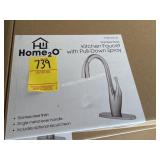 Home2O  Kitchen Faucet With Pull Down Spray