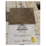 [864sft] 9"x12" Mesa Beige Tile