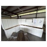 [14pc] Newport White Kitchen Cabinet Set