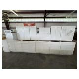 [12pc] Arcadia White Galley Cabinet Set