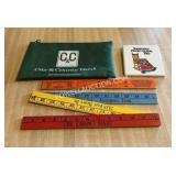 Bank Bag, Coaster, Folding Yard Stick Advertising