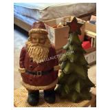 Santa and Tree