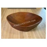 Oval Wooden Bowl