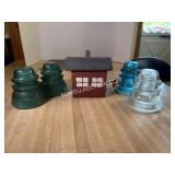 Insolators and Wooden House