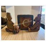 Wooden Block and Bears