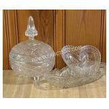 Lead Crystal Candy Dishes
