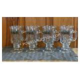 Glass Christmas Cups