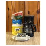Coffee Maker and Supplies