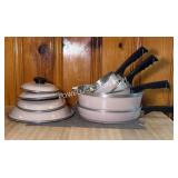 Vintage Club Pots, Pans, and Lids
