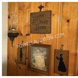 Lamp, Picture, Silhouettes