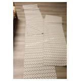 SET OF 3 MATCHING HALL RUNNERS