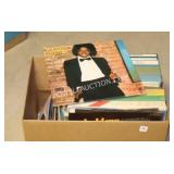 BOX OF 33 RPM RECORDS