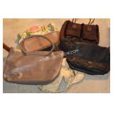 5 PURSES, WALLET & SMALL COACH BAG