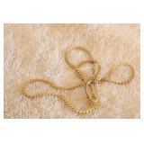 14 K YELLOW GOLD CHOKER