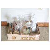 STATUE, CANDLES AND CANDLE LAMP OIL