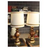 PAIR TABLE LAMPS