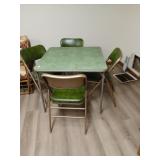 CARD TABLE & CHAIR SET