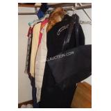 LADIES CLOTHING, SHOES, TV TRAYS, IRON ETC