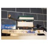 GAMES, BASEBALLS, BAT, SKATES ETC