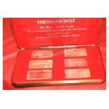 SET OF SILVER NATIONS INGOTS