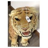HARD RUBBER TIGER STATURE