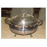 ELECTRIC SILVER PLATE CASSEROLE